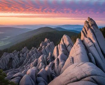 When the mountains breathe at first dawn